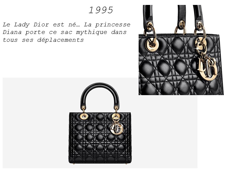 Le Lady Dior est né… La princesse Diana porte ce sac mythique dans tous